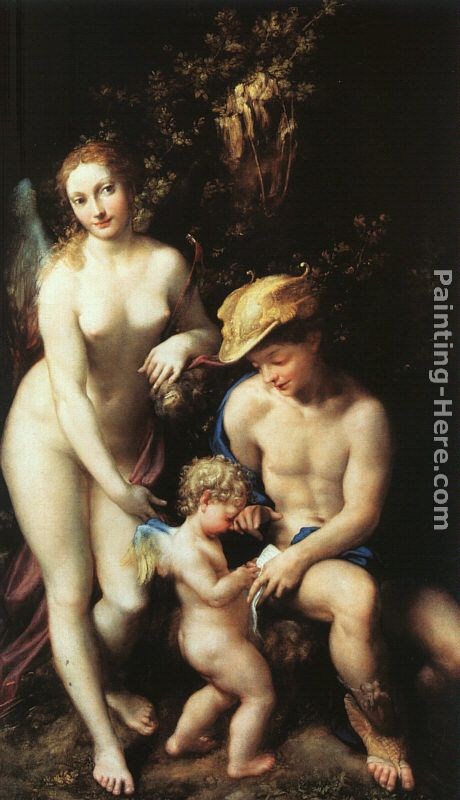 Correggio The Education of Cupid